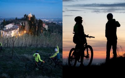 Tour E-Bike tra i vigneti di Montevecchia al tramonto con cena in Agriturismo