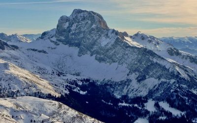 Valzurio: la magnifica parete nord della Presolana